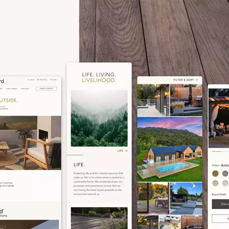 Millboard website visuals 
